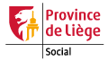 logo de la Province de Liège département affaires sociales