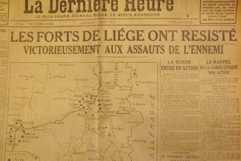 la Grande Guerre en région liégeoise Centre d'Action Laïque de la